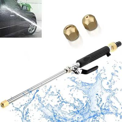 New High-Pressure Metal Water Gun Garden Hose Spray Nozzle Car Washer Cleaner Sprinkler Foam Lance Washing Car Tool