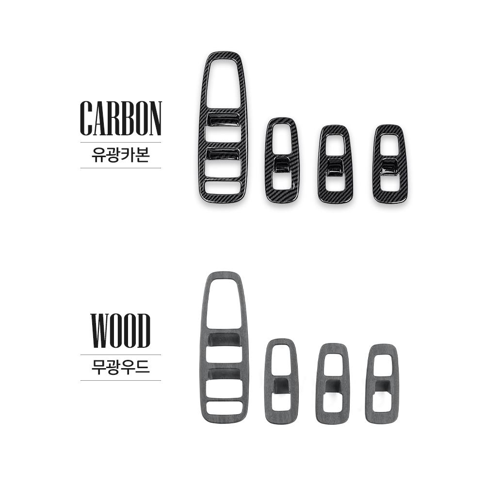 For Hyundai Sonata 2025 2026 Car Tuning Carbon Fiber ABS Car Armrest Window Button Cover Door Panel Trim Accessories LHD