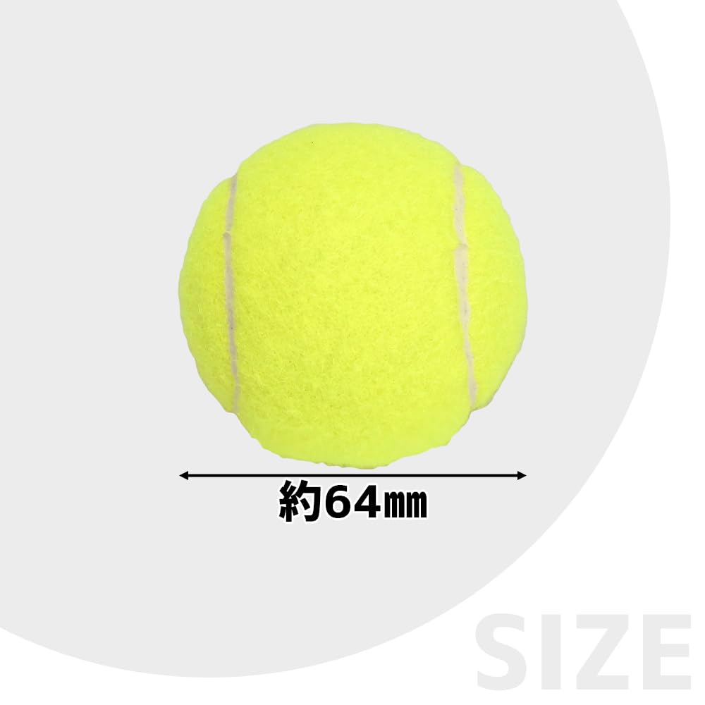 MulaF Practice Tennis Independent Club Tennis 12 Case Included Balls, Training, Beginners, Activities, School, Outdoor, Elastic, Pieces,