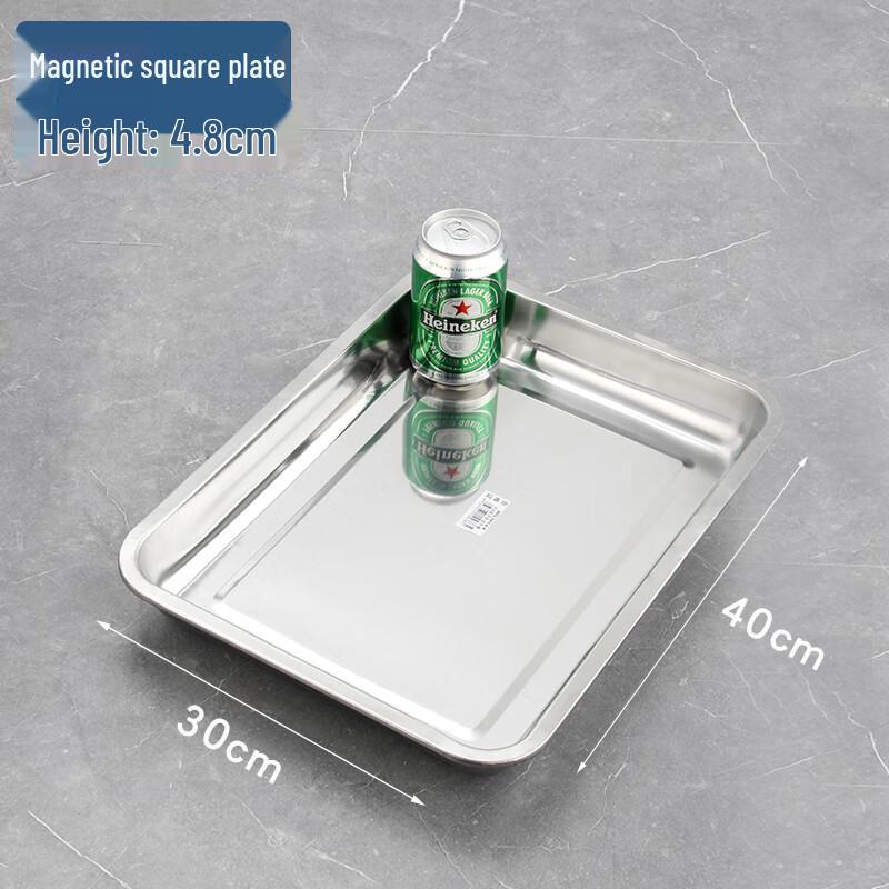 430 Stainless Steel Deep Rectangular Serving Tray