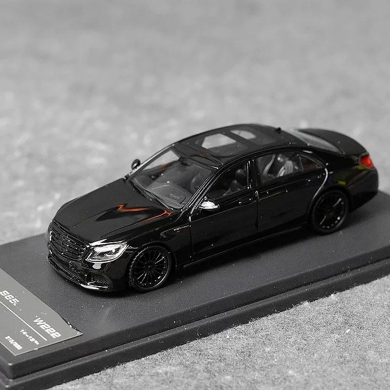 KING MODEL 1:64 S65 W222 Black Color Dieacast Model Car