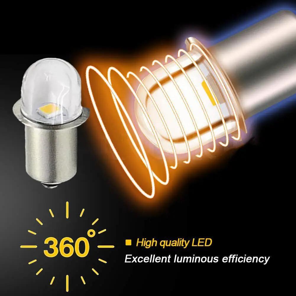 1 Stück LED-Miniaturlampe 12V/4,5V/6V/12V P13.5S Warmweiß Farbe für Taschenlampen-Ersatzbirne LED-Taschenlampen Arbeitslicht