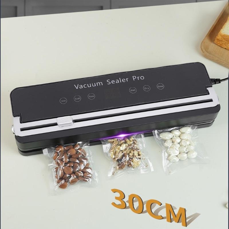110V Vacuum Sealer Machine Multifunctional Food Sealer Bag Storage Food Vacuum Sealer Vacuum Sealer for Home