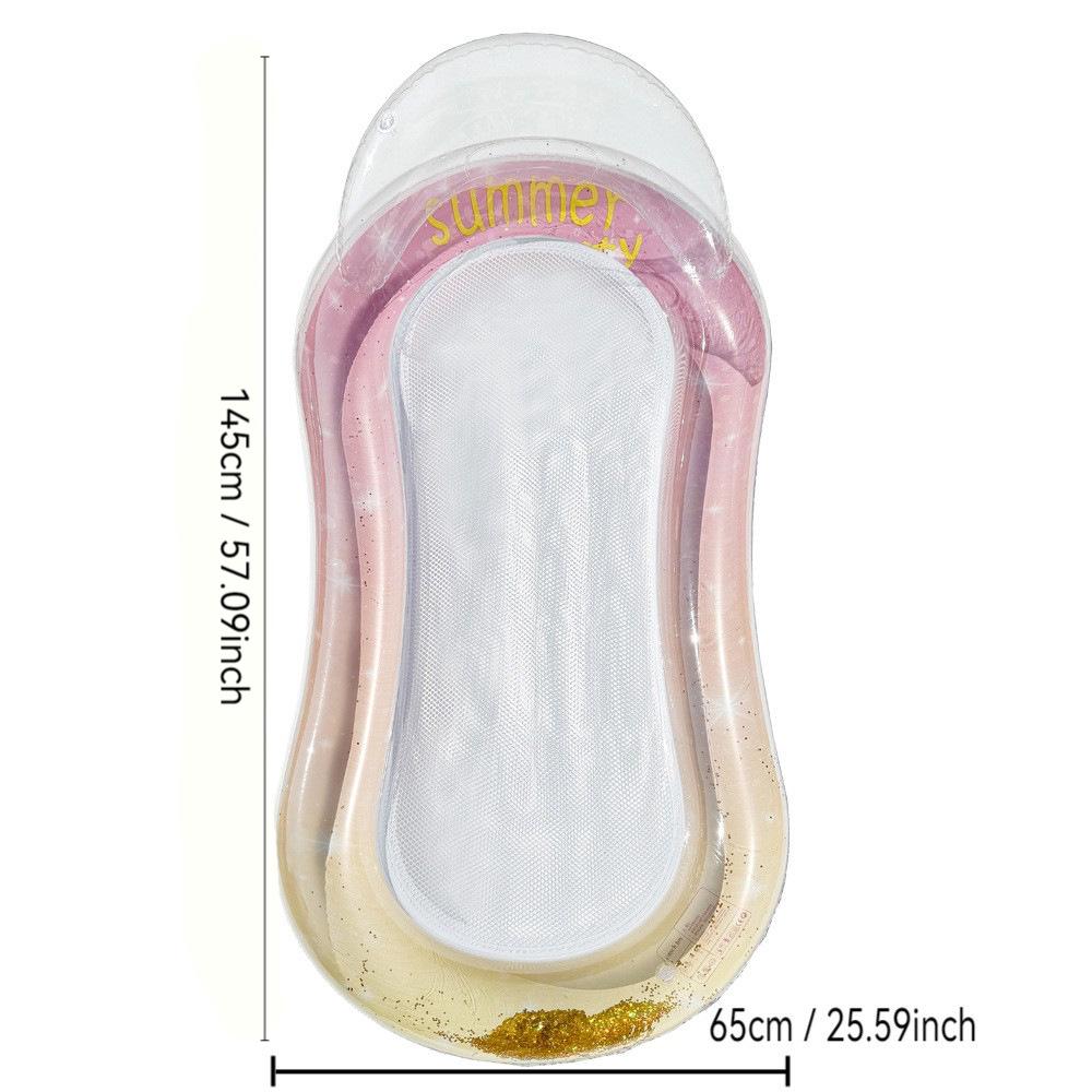 New Style Daisy Stripe Inflatable Pool Float Lounger