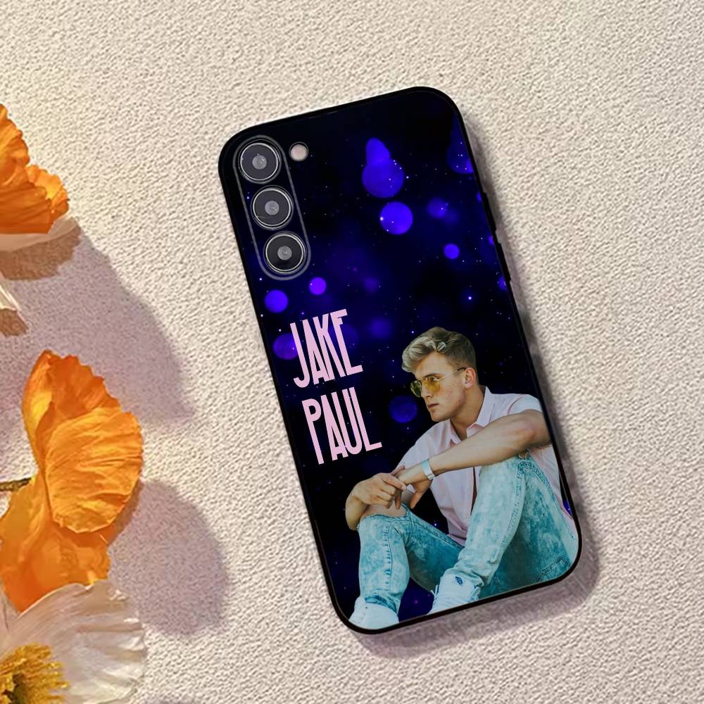 Boxing Star J-Jake Paul Phone Case Black Silicone Soft For Samsung Galaxy A73,A72,A71,A70,A53,A52,A51