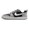 Nike Court Borough Low Premium Bequem Vielseitig Rutschfest Langlebig Low-Top Freizeitschuhe Kinder Sneaker Schwarz Grau 845881-005
