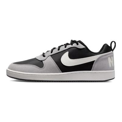 Court Borough Low Premium Comfortable Versatile Non-Slip Durable Low-Top Casual Shoes Kids Sneaker Black Gray 845881-005