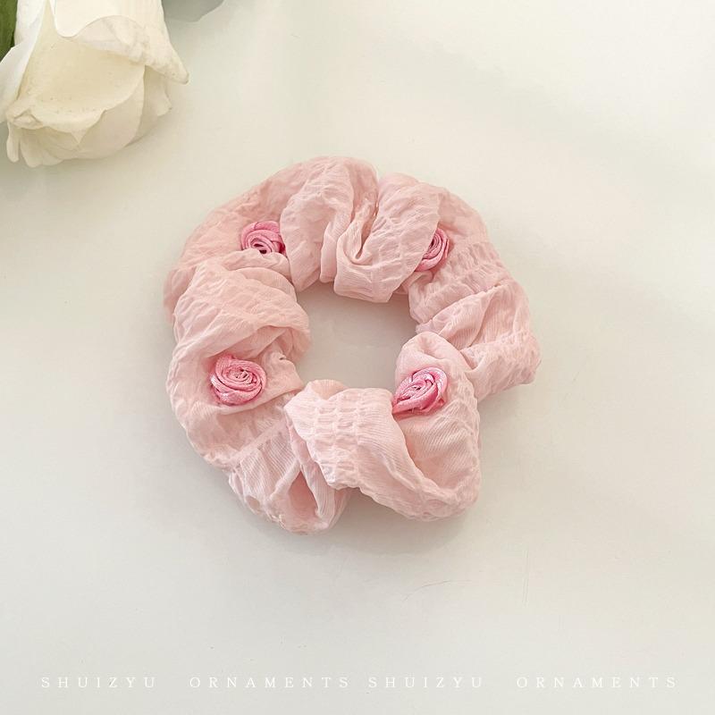 Korean JK College Style Hair Accessories Set: Cute Hair Ring, Headband, Rubber Band, and Large Intestine Hair Rope