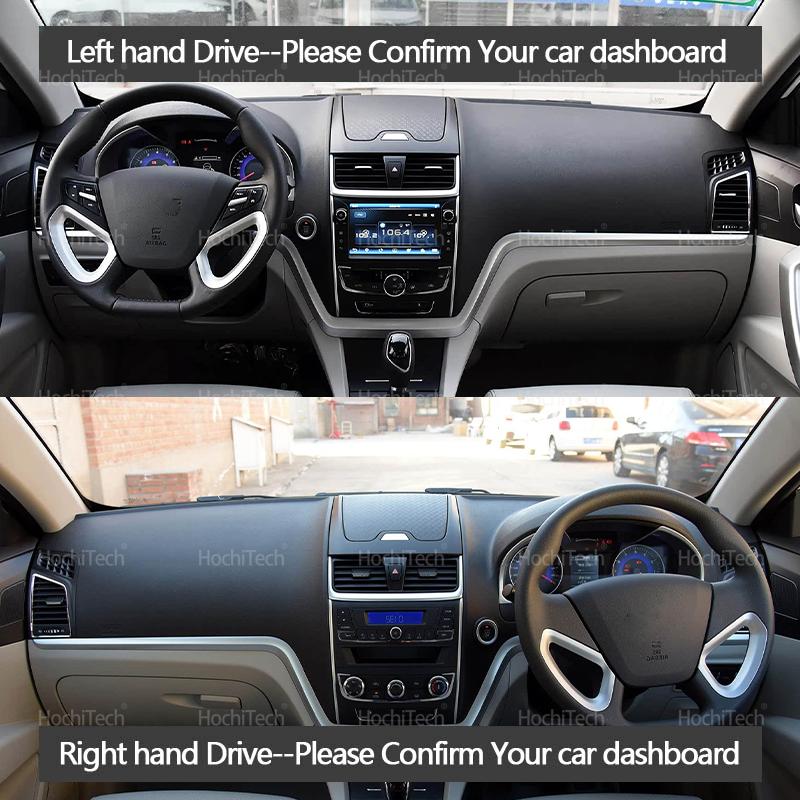 Dashboard Cover Pad Car Liner Anti-UV Mat Sunshade Dashmat Carpet for Geely Emgrand GT GC9 2015 2016 2017 2018 Accessories