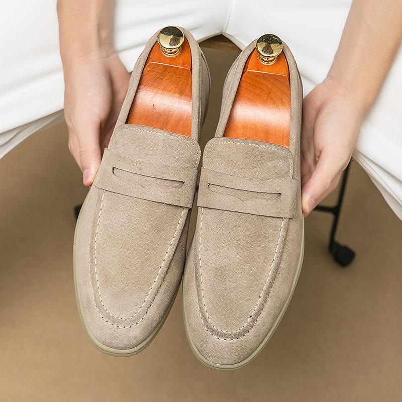 Fashion Luxry Men Loafers Shoes Slip On Moccasins Casual Shoes Man Party dress Shoes wedding Flats Formal Zapatos Hombre Plus Size 38-46