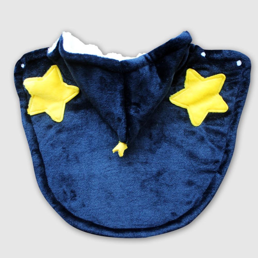 Cute Warm Dog Hooded Sleeprobe Thickened Soft Pet Star Cloak Cloak-Style Comfortable Puppy Nightgown Sleeping