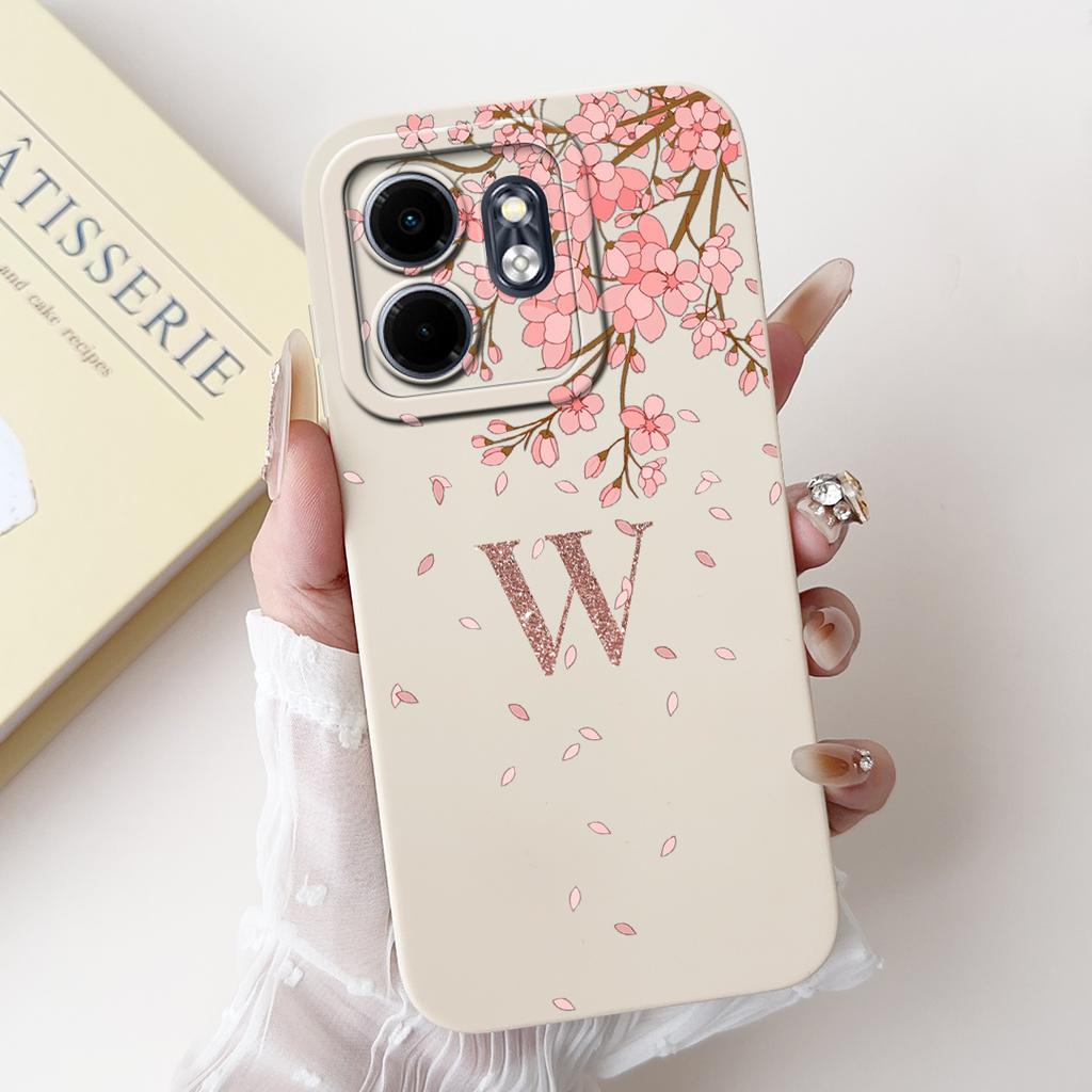 For Infinix Hot 50i 4G Case Smart9 X6532 Cute Crown Letters Cover Soft Silicone Phone Case For Infinix Smart 9 Hot50i X6531 Bags