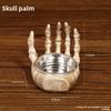 Halloween Skeleton Hand Candlestick Resin Ornaments CreativeDesktop Decoration Festival Party Atmosphere Decoration Prop