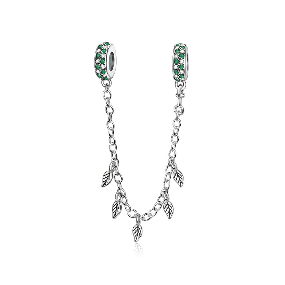 New Copper Cats Dogs Flower Star Moon Heart Safety Chain Necklace Bracelets Luxury Women'S Fine Jewelry Gifts