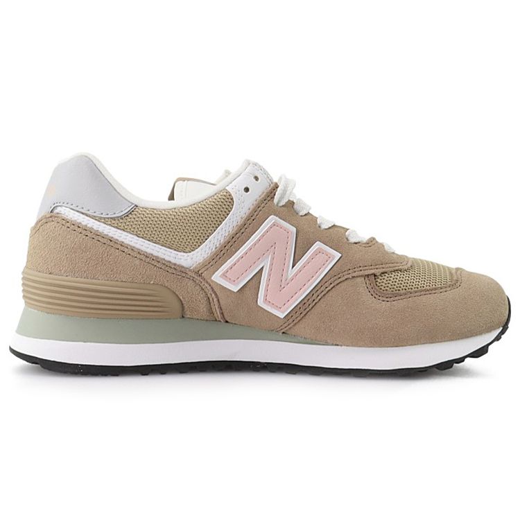 New Balance Nb 574 Retro Low Top Casual Running Shoes Women Sneaker Yellow Brown WL574BTB