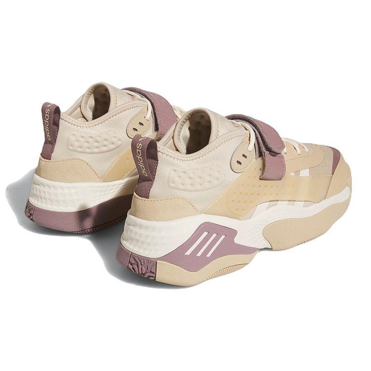 Adidas Streetball 3 Magic Beige Purple Unisex Sneakers Brown Wonder-White FZ5815