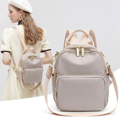 Casual and Versatile Oxford Cloth Small Backpack Korean Style Trend Simple Large Capacity Waterproof Backpack Travel Bag