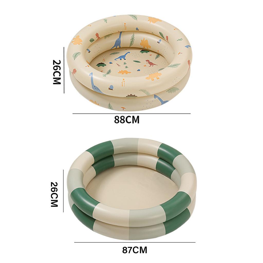 Inflatable Baby Swimming Pool Portable Children Soft PVC Round Paddling Pool Toddler Garden Water Game Play Center