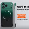 Gradient Color Frameless Magnetic Case For iPhone 17 Air 16 15 14 13 12 Pro Max For Magsafe Ultra Thin Soft PC Back Cover