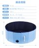 DEWEL Pet Pool for Dogs, Cats, and Kids, Suitable for Small and Medium Dogs, Foldable, Baby-Friendly, Made of PVC Composite Material with Drain Plug