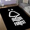 Red Tree Forest Logo Themed Anti-Slip Rugs - Polyester Home Decor, Suitable for Bedrooms, Living Rooms, Doorways, Studios, and Decorations
