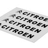 4Pcs Car Door Handle 3D Stickers Tire Rear View Mirror Decals Decoration For Citroen C1 C3 C4 C5 C6 2CV VTS Picasso Cross Cactus RD3 C4L DS3 DS4 DS5