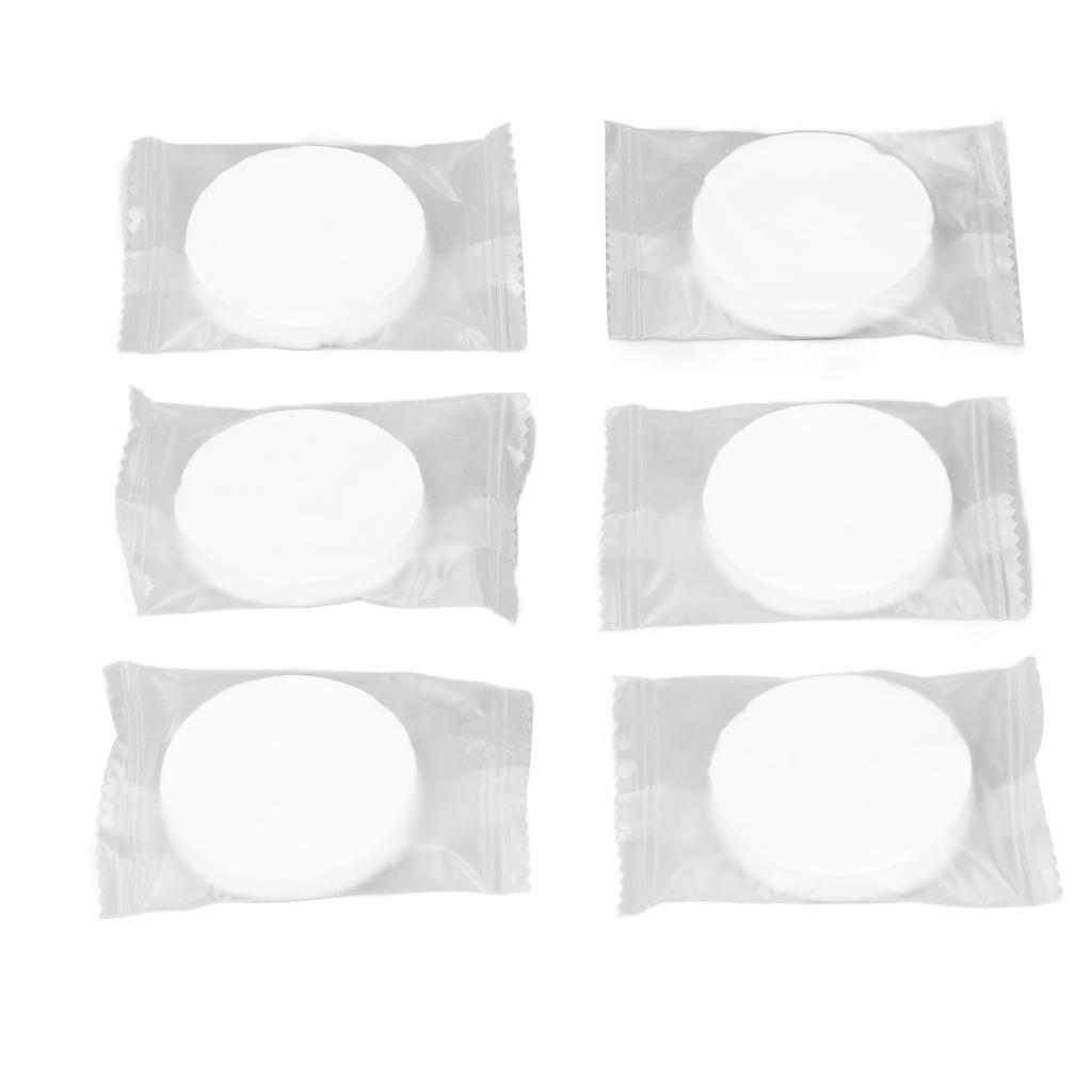 6pcs Compressed Towel Face Cleansing Compressed Towels Thick Portable Disposable Compressed Towel Tablets for Home Travel