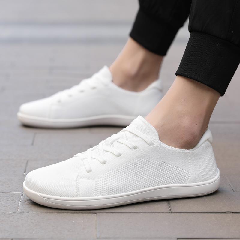 Wide Toe Casual Sports Shoes Minimalist Barefoot Walking Shoes Gym Training Sneakers Light Elastic Flats