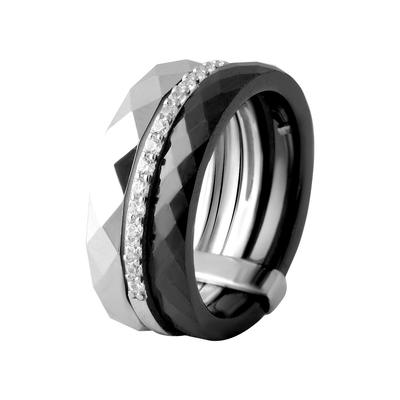 Silver Ring with Ceramics (2048220)