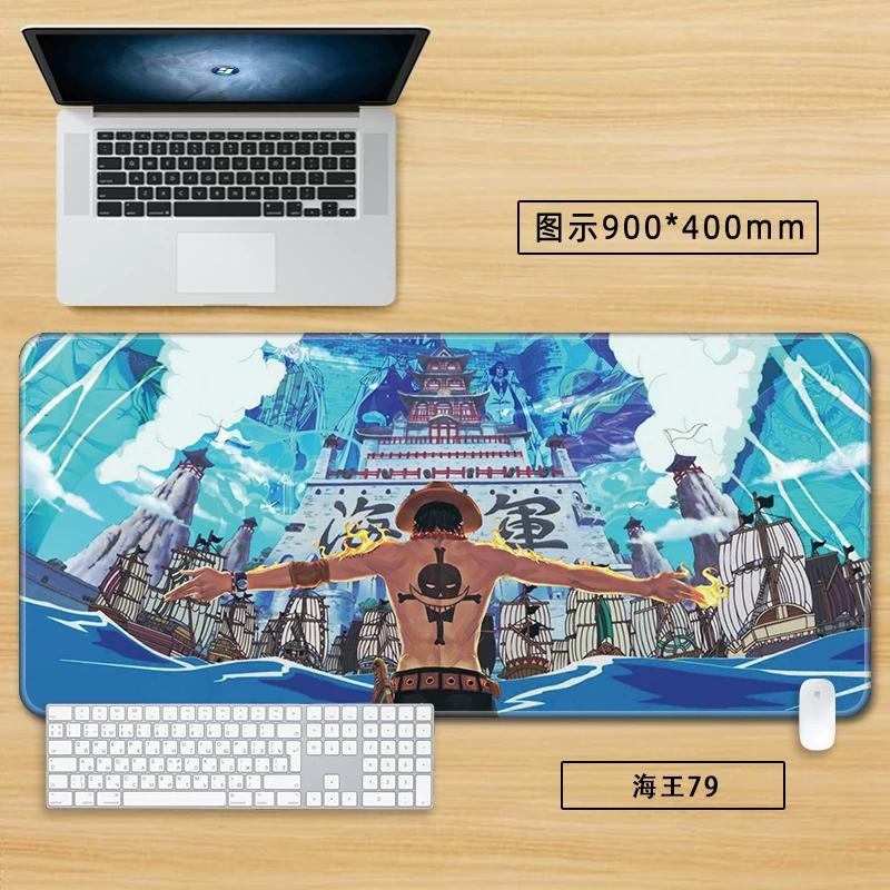 Anime Merchandise ONE PIECE Office Mouse Pad Oversized Boys Nautical King Animation Game Roronoa Zoro Computer Keyboard Cute Large Desktop Table Mat