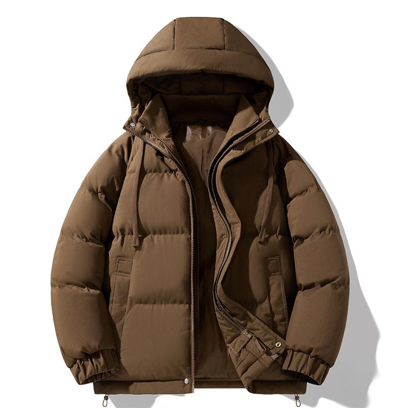 2025 Couple Hooded Padded Clothes Unisex Winter Loose Cotton Jackets Winter Jackets Padded Jackets Cotton Jackets