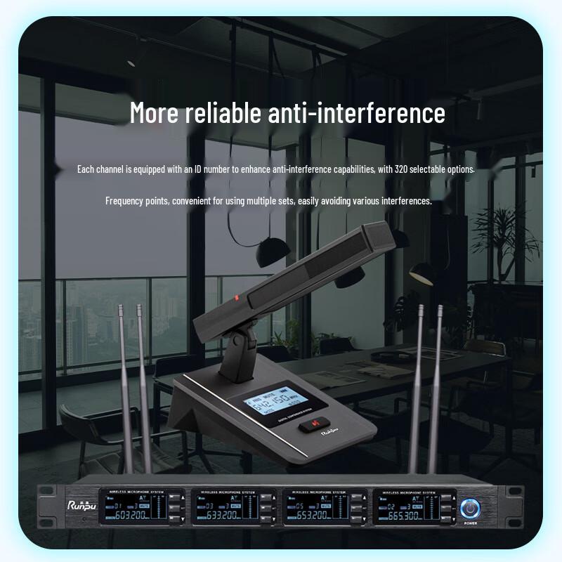 Runpu RP-SU54F Wireless Conference Microphone System (CN version)