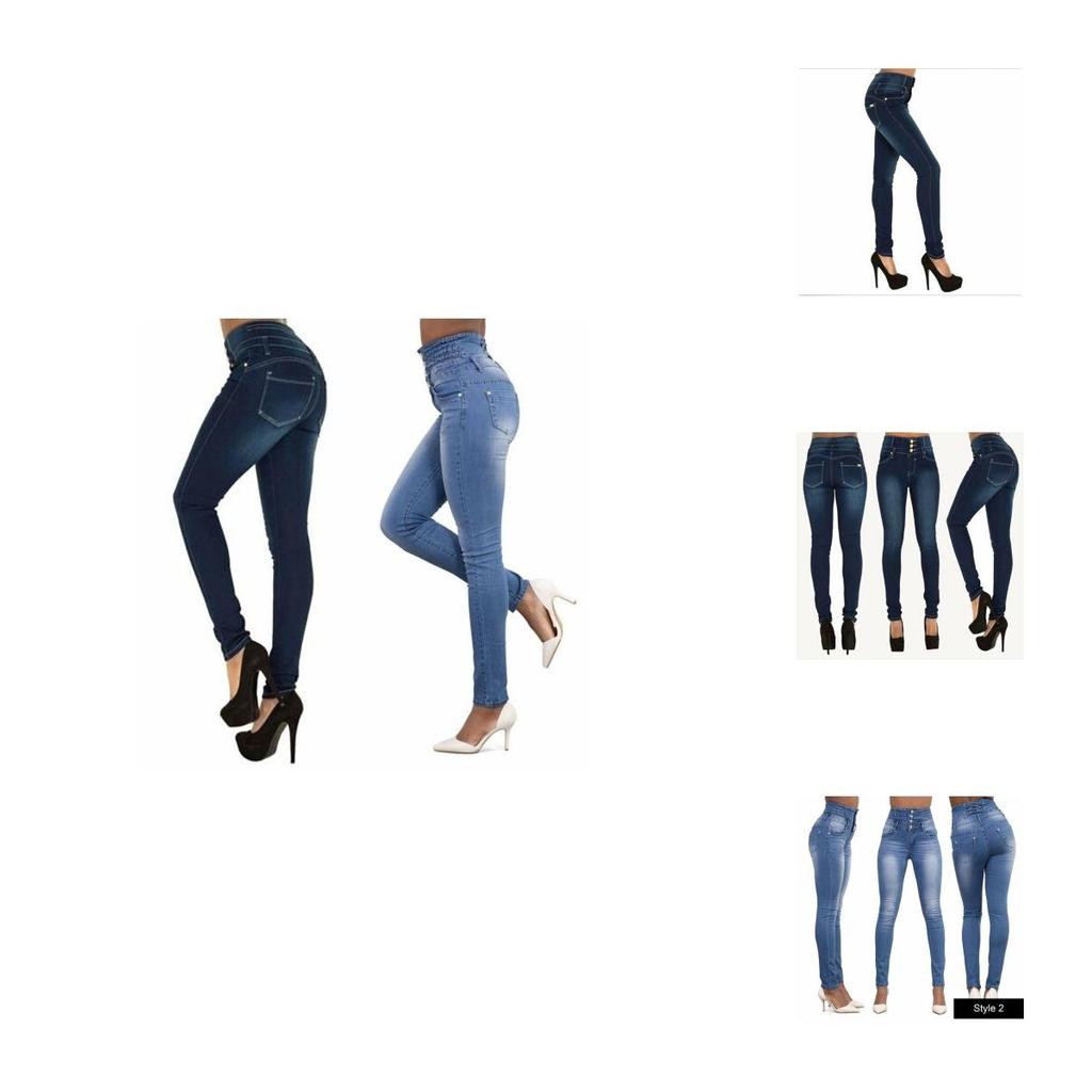 Premium Quality Women High Waist Skinny Pencil Denim Jeans For Stylish Comfort