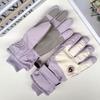 Unisex Winter Touchscreen Ski Gloves - Velvet Lining, Anti-slip, Windproof, Warm Sports Gloves