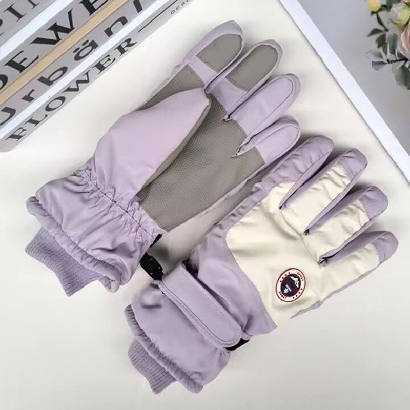 Unisex Winter Touchscreen Ski Gloves - Velvet Lining, Anti-slip, Windproof, Warm Sports Gloves