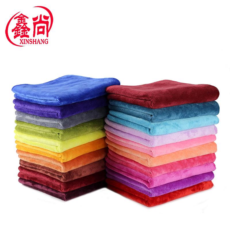 Towel Microfiber Towel 19 Colors Absorbent Shampoo Towel Dry Hair Towel Advertising Face Towel