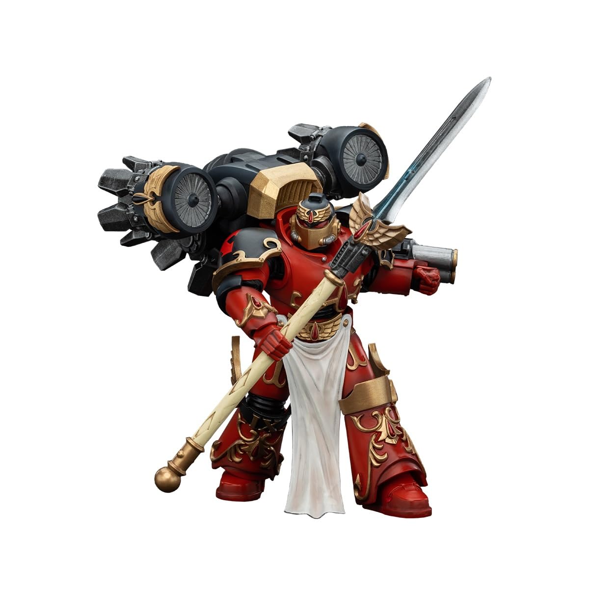 

JOYTOY Warhammer Blood Angels Dawnbreaker Cohort Dawnbreaker Champion Scale Action Figure 40,000 1/18 (Assembled)