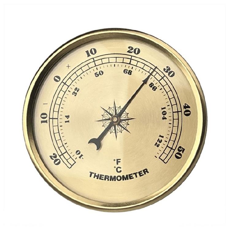 70mm Round Dials Analog Thermometers With High Accuracy Sensors For Precise Indoor Climate Monitoring