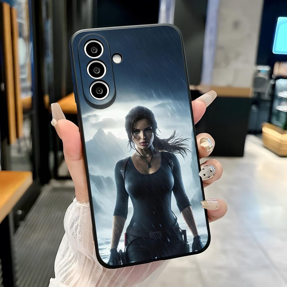 

T-Tomb Raider Phone Case For Samsung S26 S25 Plus S20 S20 Plus S22 Ultra S23 FE S21 Plus S21 Ultra Soft Cover Samsung S25
