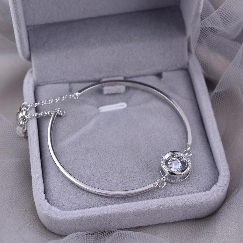 Fan Qi Mobius series three-second heart bracelet chain women's fashion diamond-encrusted girl heart bracelet bracelet