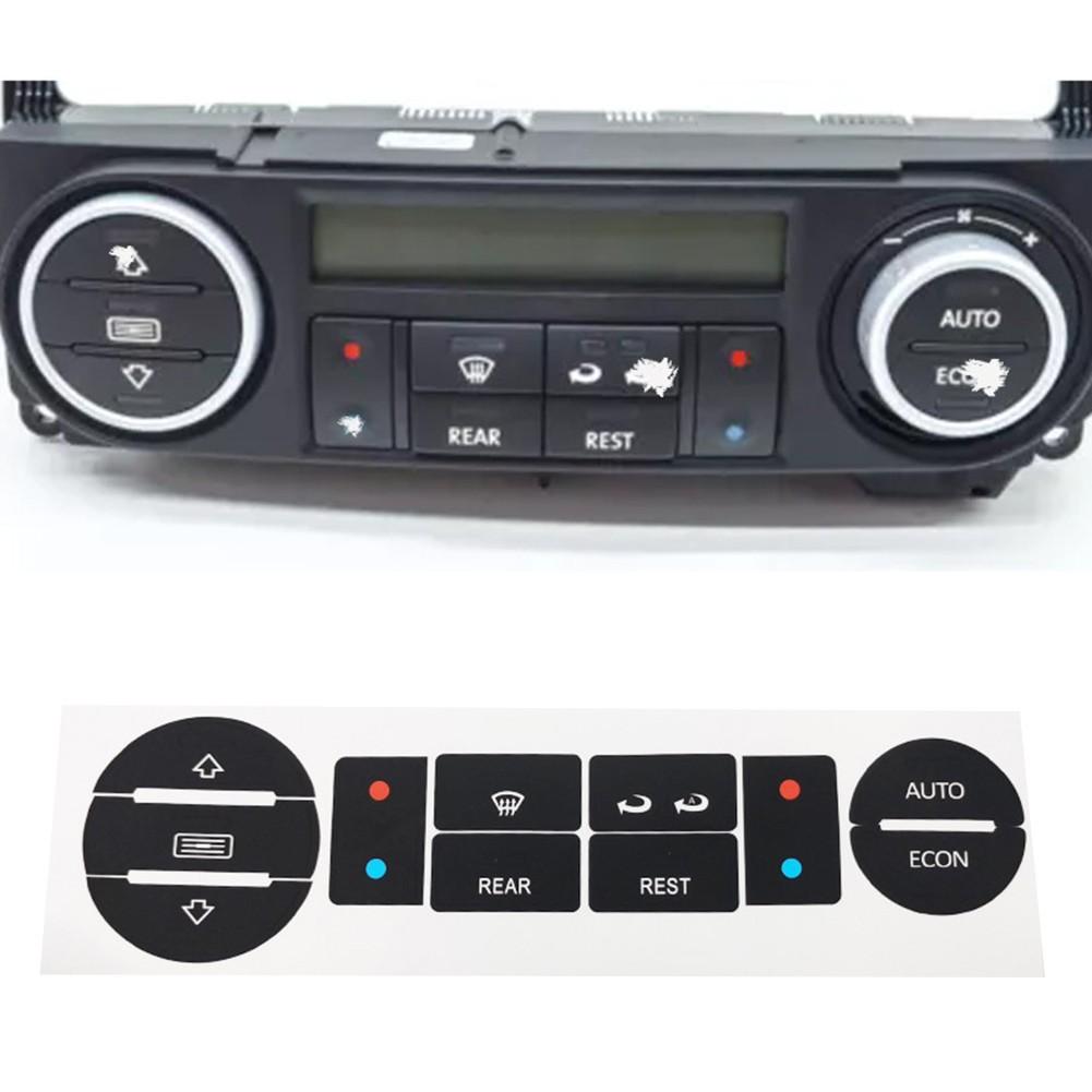 

Black Overlay Button Repair Sticker Firm Fitment Practical Use