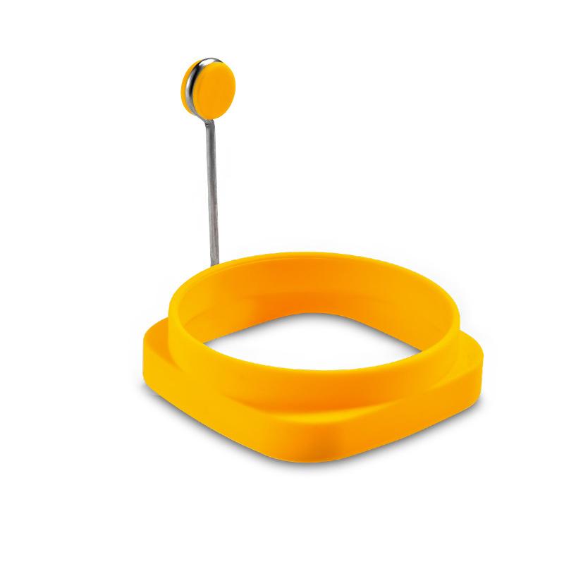 Silikonový kroužek na vejce Forma na smažená vejce Nepřilnavá forma na palačinky Tepelně odolný kroužek na smažená vejce DIY Nástroj na smažená vejce Kuchyňský nástroj na vaření