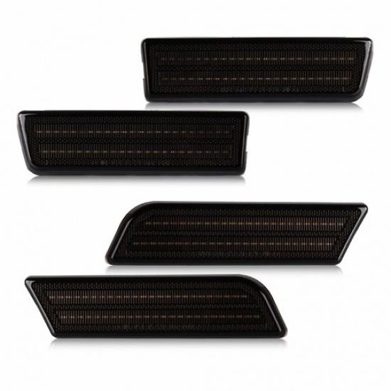 For 2010-2013 Ford Transit Connect Amber/Red Bumper LED Side Marker Light Lamp