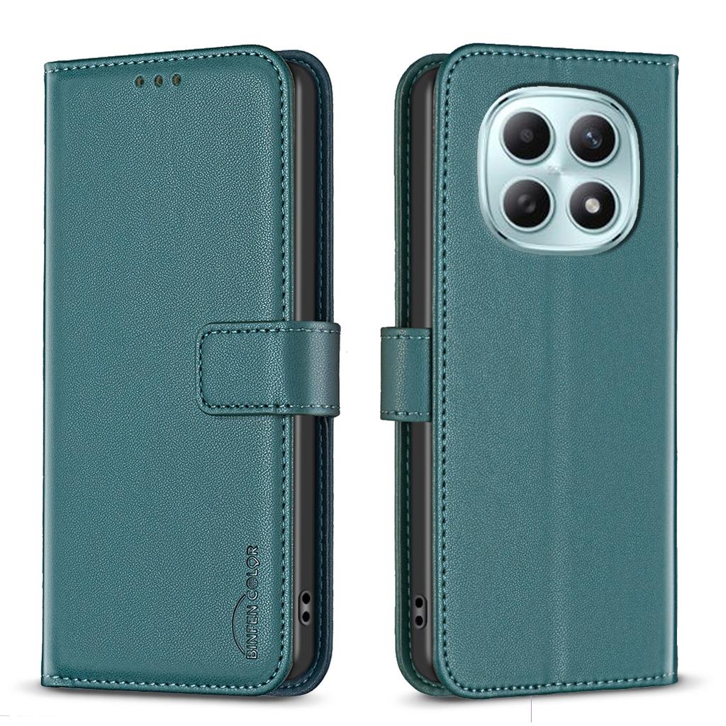 För Xiaomi Redmi Note 15 Pro 4G (Global) Mobilskal BINFEN COLOR BF17 Plånboksfodral Flip Läderskydd