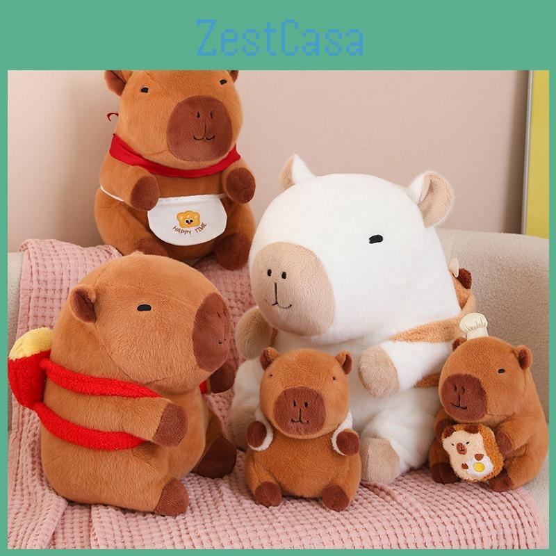 Capybara Bread Stuffed  Animal Plush Toy With Pp Cotton Filling For Kids Decor