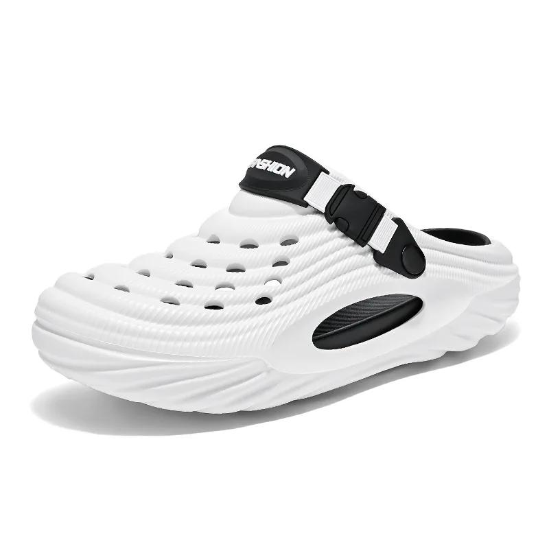 Fashion Women Fashion Eva Platform Sandals Summer Thick Sole Non Slip Beach Sandals Woman Lightweight Soft Closed Toe Outdoor Slippers