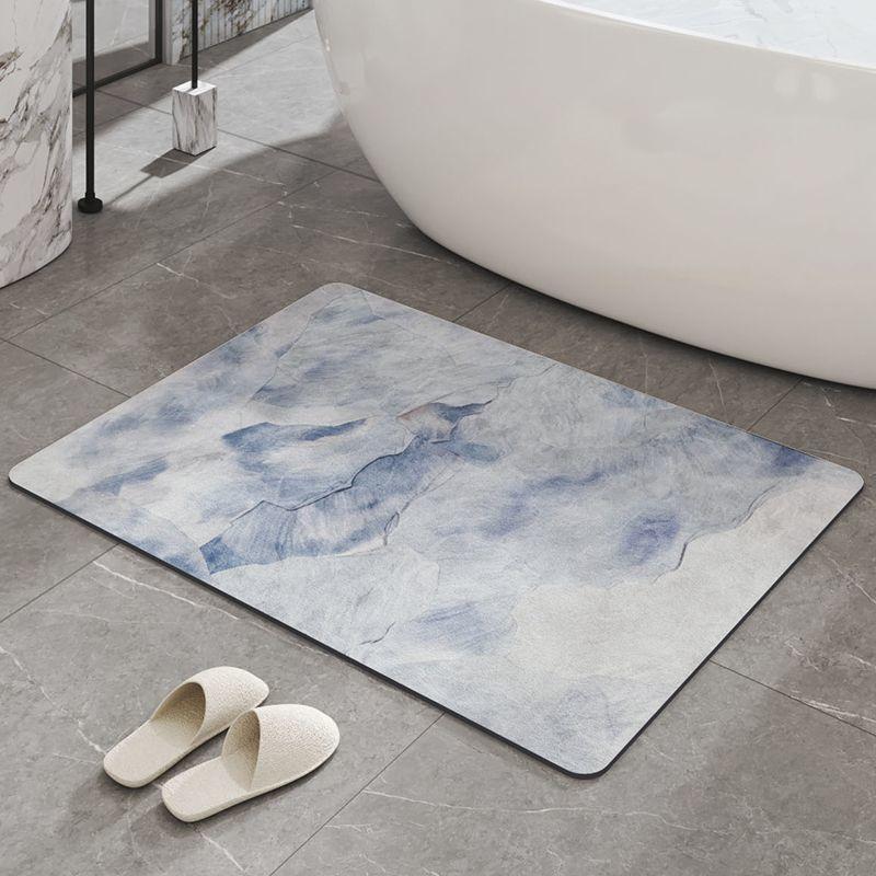 

Ваби Песок Ветер Коврик для ванной Впитывающий коврик для пола Нескользящий Быстросохнущий Ручная стирка Туалетный коврик из диатомовой грязи Дверной коврик 40X60cm 15.7X23.6in