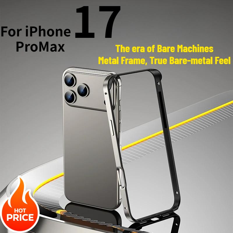 Custodia in lega di alluminio con dissipazione del calore per iPhone 17 Pro Max Air 16 15 14Plus 13 Robusta Sottile Antiurto Bumper Cover Protettiva