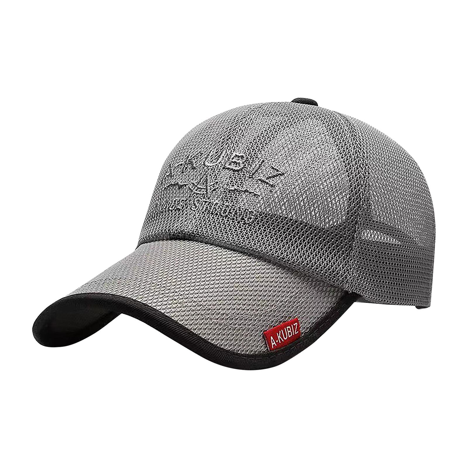 Унисекс дышащие сетчатые кепки, летние сетчатые бейсболки, кепки Trucker, мужские и женские бейсболки для спорта на открытом воздухе One Size