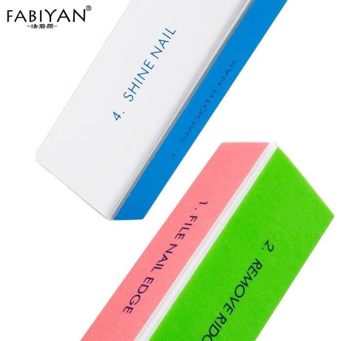 4-sided Nail File Block, Sanding Polishing Buffer, Sand Sponge, Manicure and Pedicure Tool, Acrylic Gel - 5Pcs